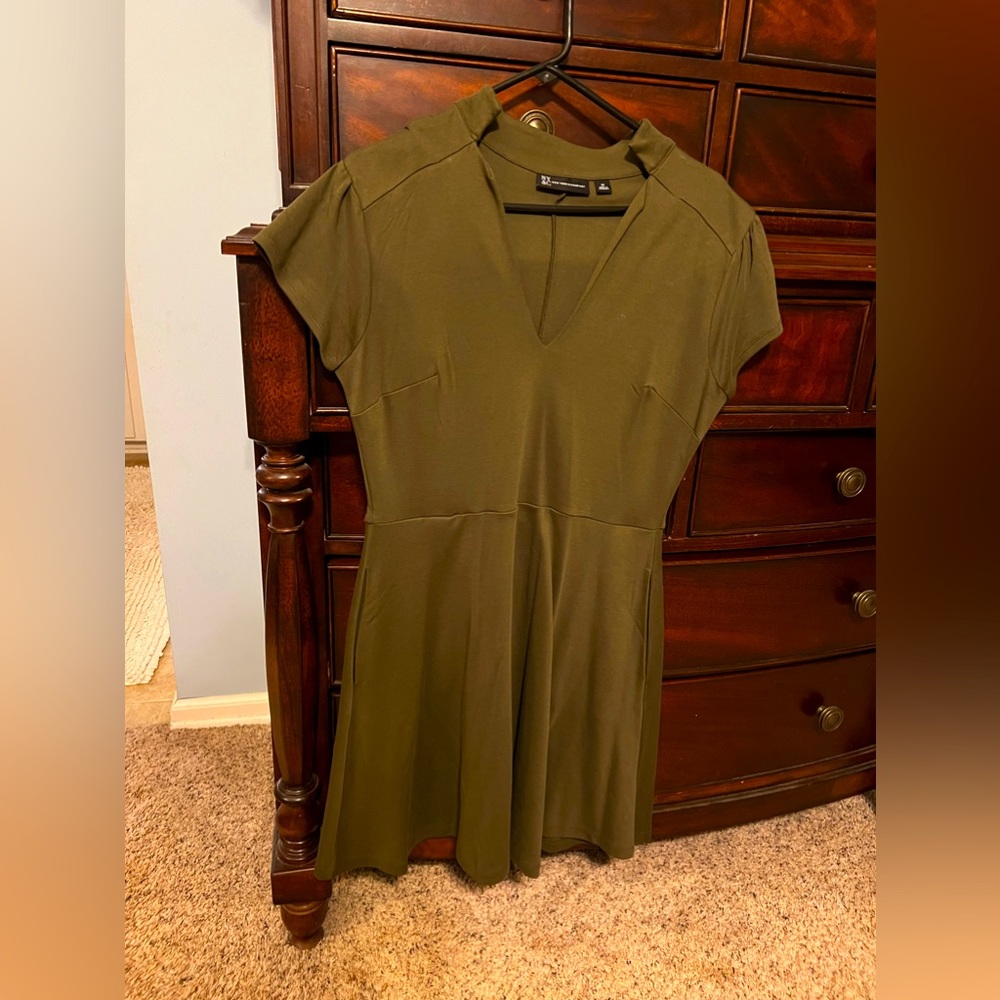 Army green New York and Co. dress